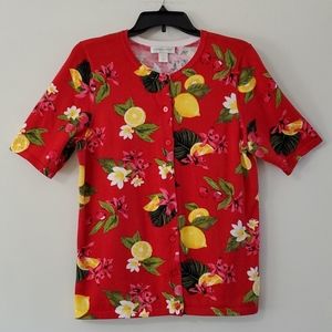 Christopher and Banks Med SS Cardigan